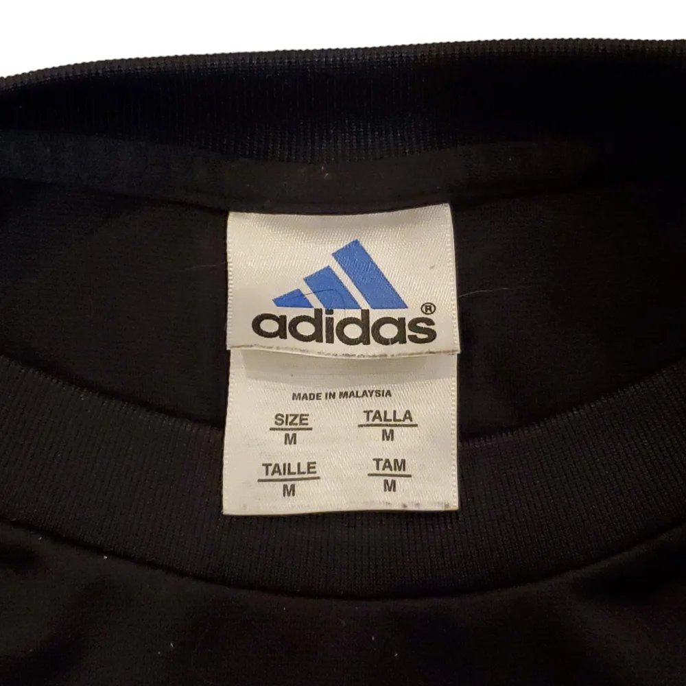 Adidas Men's Black Gray Climalite Performance Short Sleeve T-Shirt Medium‎